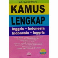 Kamus Lengkap Inggris-Indonesia Indonesia-Inggris